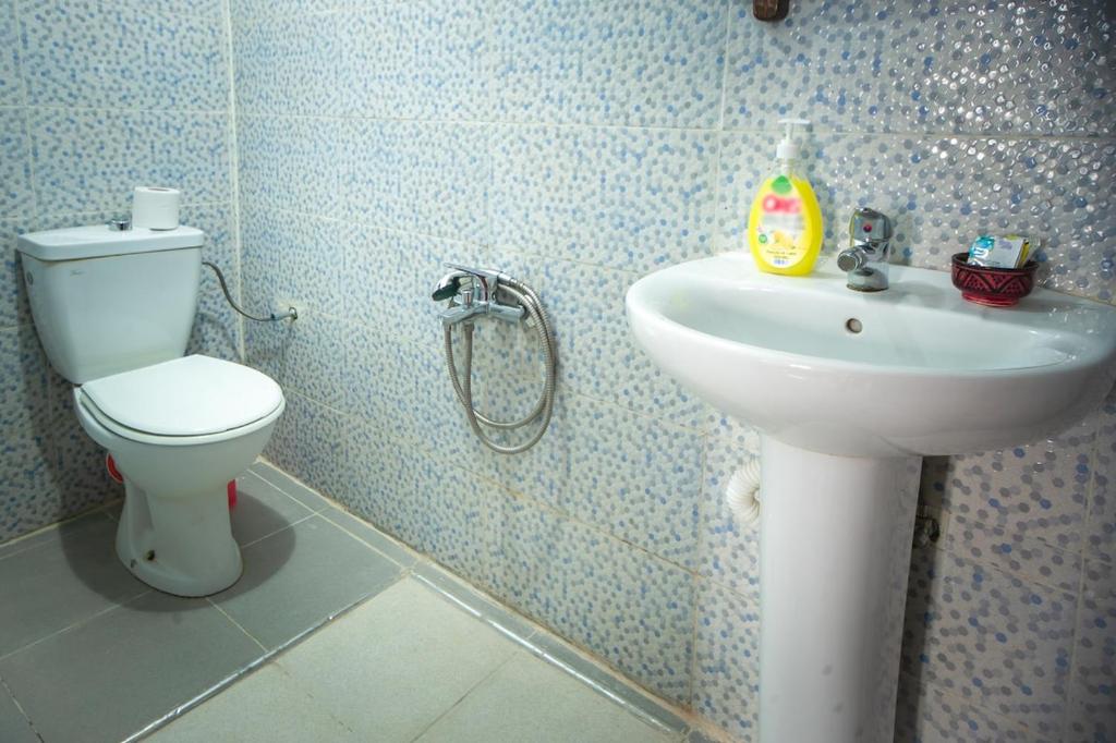 Koupelna v ubytování Riad Dar Chourafa