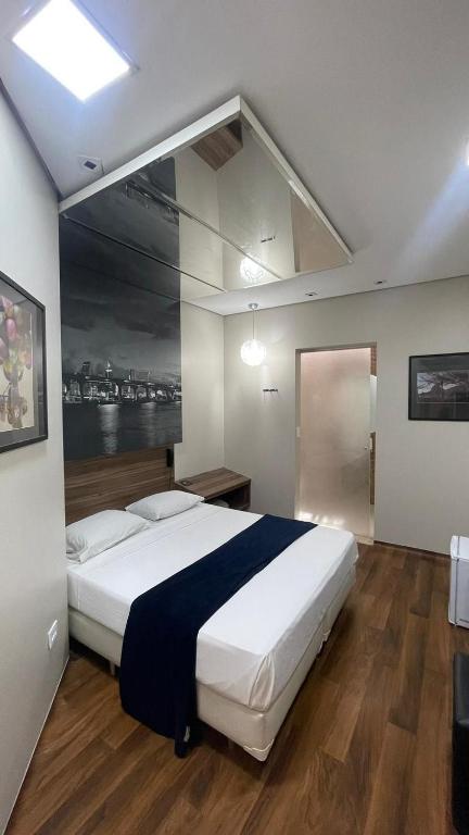 Postel nebo postele na pokoji v ubytování ADD HOTÉIS Center Norte