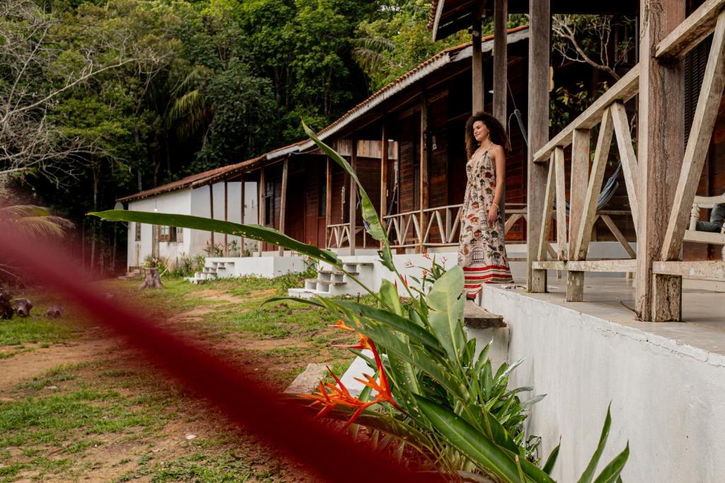 Zahrada ubytování Refúgio Mari Mari Lodge