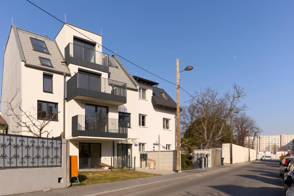 Budova, kde se aparthotel nachází