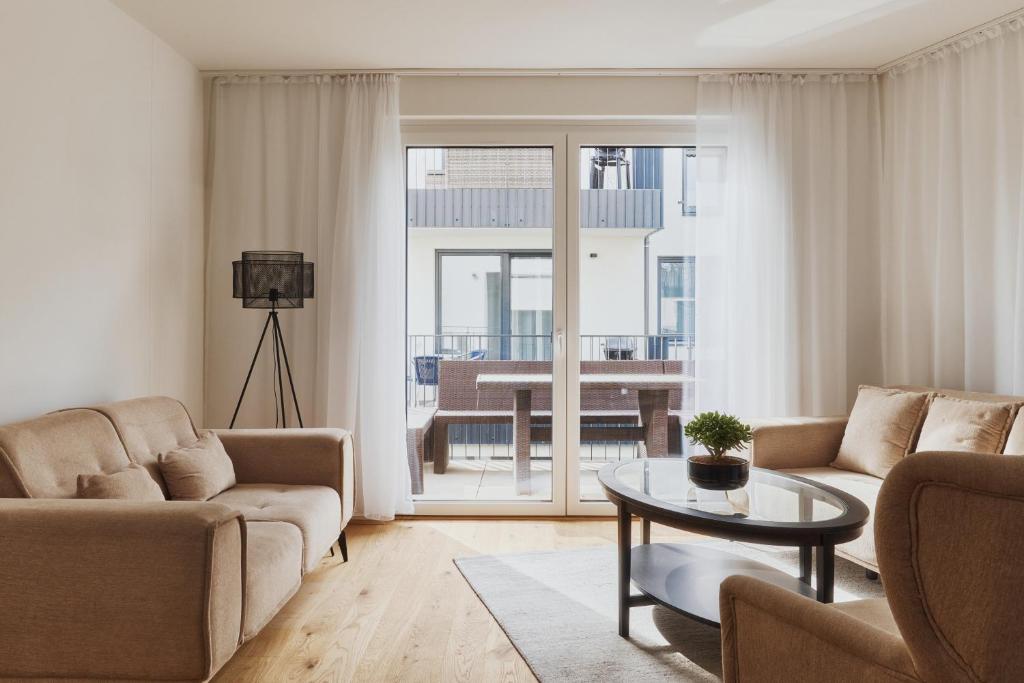 Symphony Apartments Vienna - Garden, Terrace and Grill - Resim 42