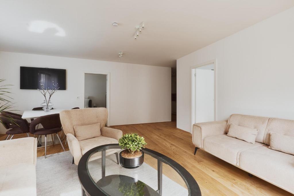 Symphony Apartments Vienna - Garden, Terrace and Grill - Resim 39