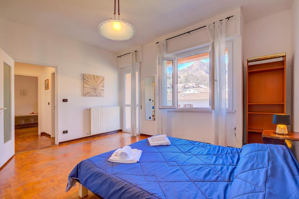 Letto o letti in una camera di Omegna Lakeside
