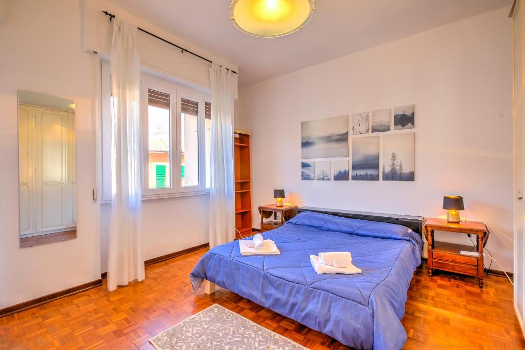 Letto o letti in una camera di Omegna Lakeside