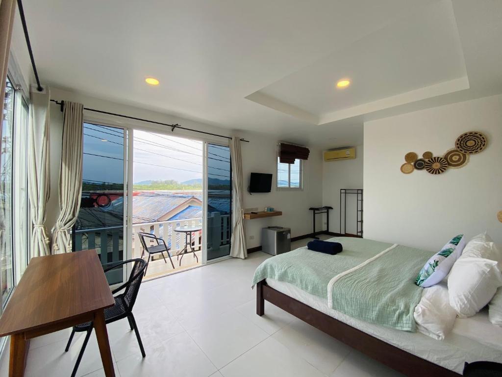 Postel nebo postele na pokoji v ubytování The Tide House -Self Check-In