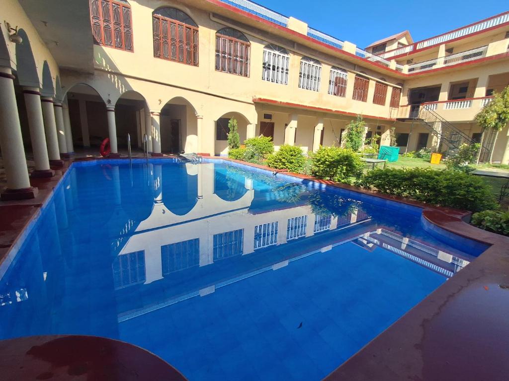 Bazén v ubytování Hotel Om Pushkar nebo v jeho okolí