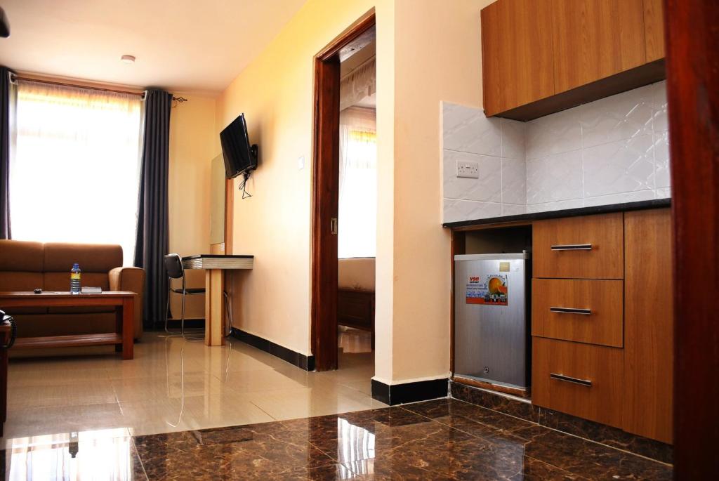 Posezení v ubytování Divine Homes Resort Kisumu