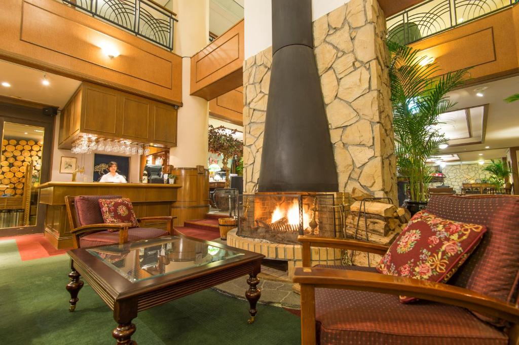 Posezení v ubytování Hakuba Mominoki Hotel