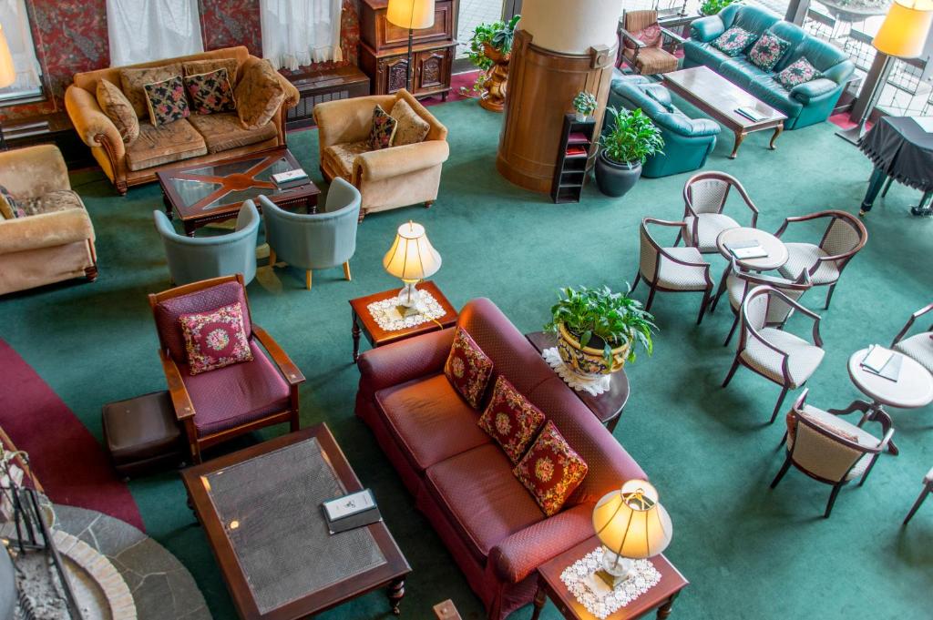 Posezení v ubytování Hakuba Mominoki Hotel