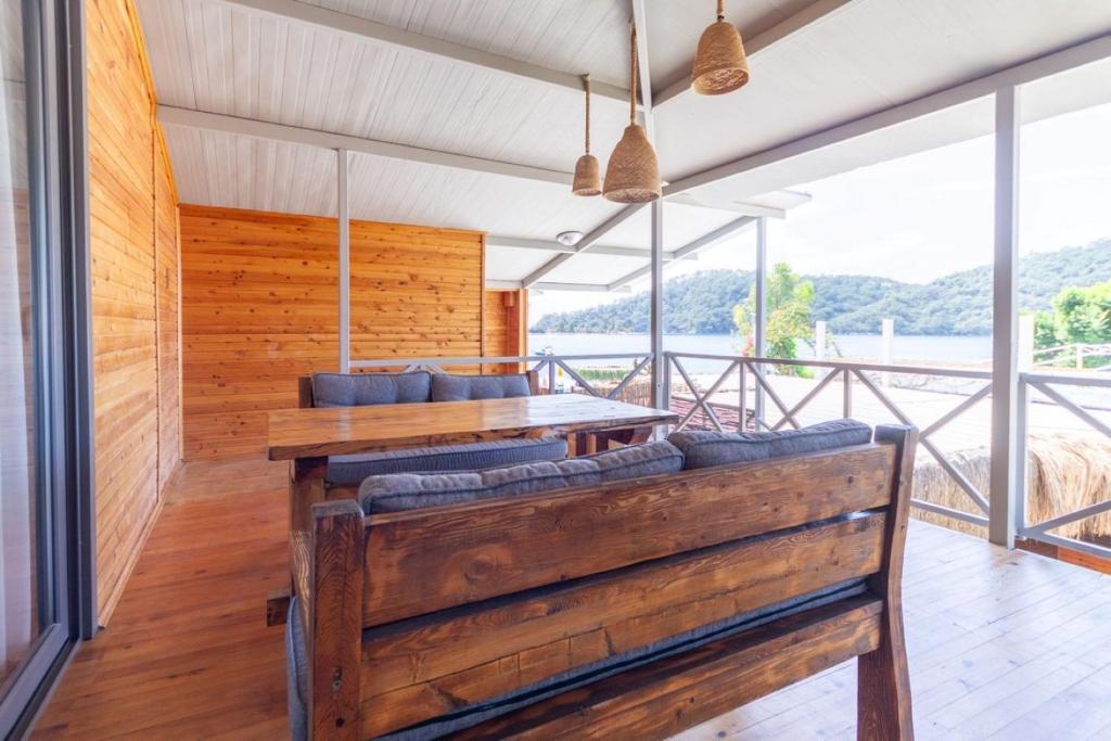 Balkón nebo terasa v ubytování Beach 222 Oludeniz