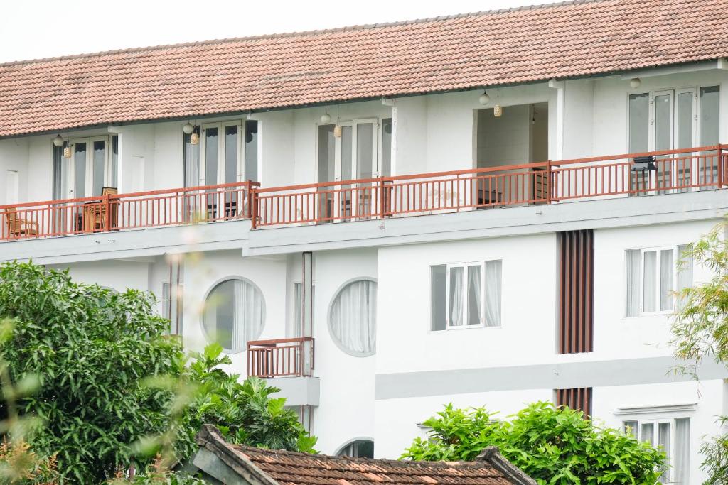 Balkón nebo terasa v ubytování Paradise Hotel Hoi An