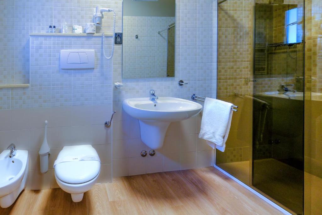 Koupelna v ubytování Villa Mimosa