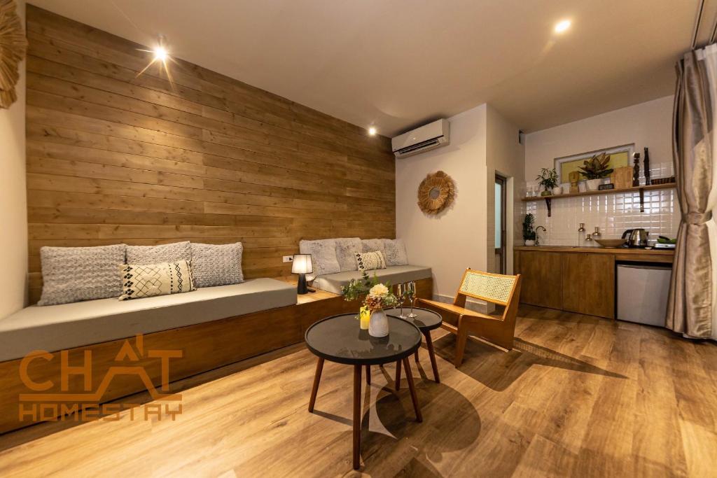 Kuchyň nebo kuchyňský kout v ubytování Hanoi Heritage Hideaway- Homestay CHẤT - Private Self-check-in