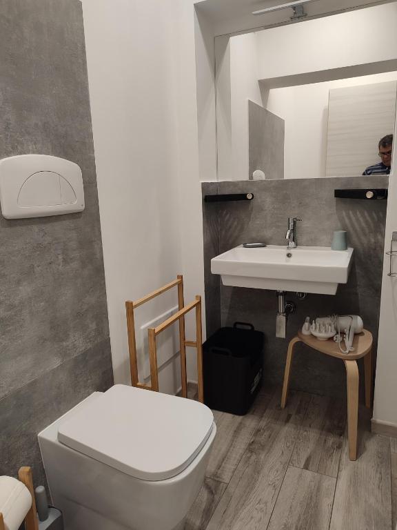 Koupelna v ubytování B&B CaselloA Suites