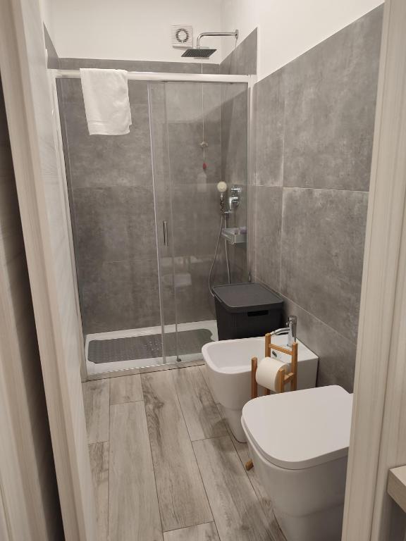 Koupelna v ubytování B&B CaselloA Suites
