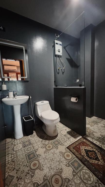 Koupelna v ubytování Casa De Loren
