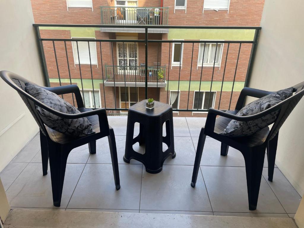 Balkón nebo terasa v ubytování Spring Apartment