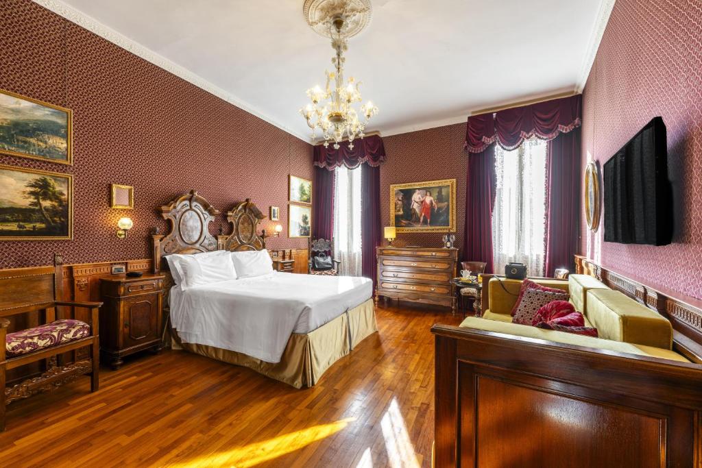 TV a/nebo společenská místnost v ubytování Hotel Casa Nicolò Priuli