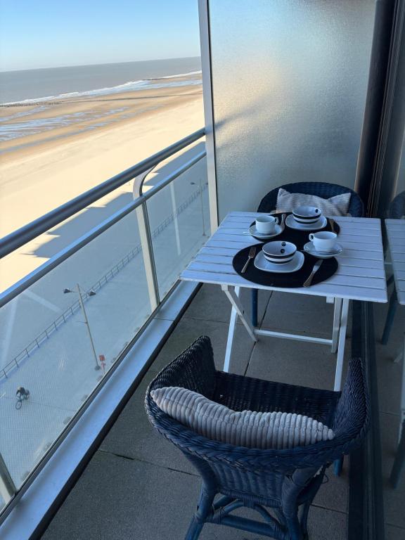 Μπαλκόνι ή βεράντα στο Studio zeezicht