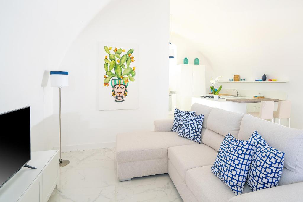 TV a/nebo společenská místnost v ubytování Palazzo Murrano - Adults Only