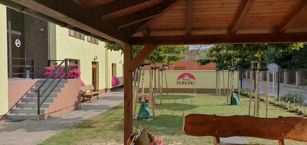 Zahrada ubytování Penzion Terezka