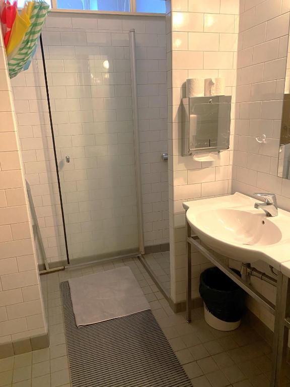 Koupelna v ubytování Hostel Suomenlinna