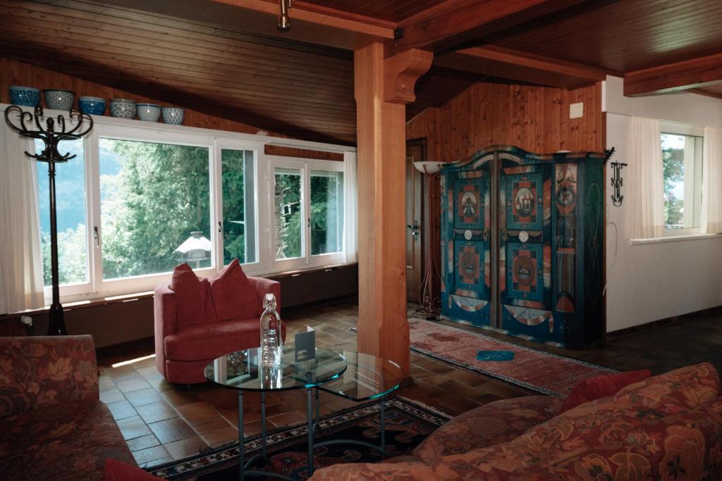 Posezení v ubytování Landgasthof Paradiesli