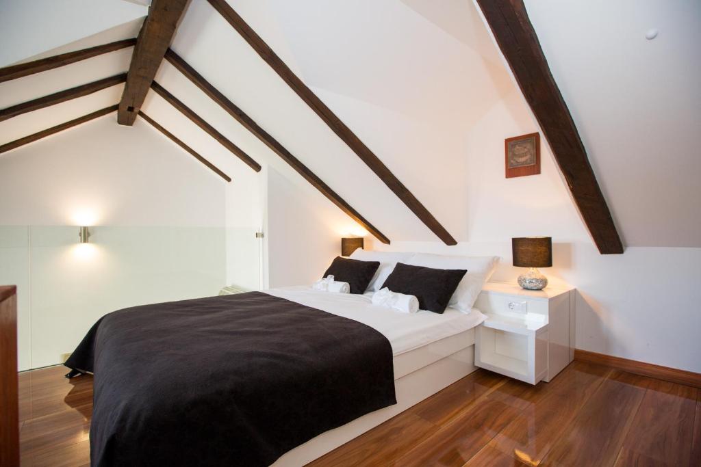 Postel nebo postele na pokoji v ubytování Casa Arancia
