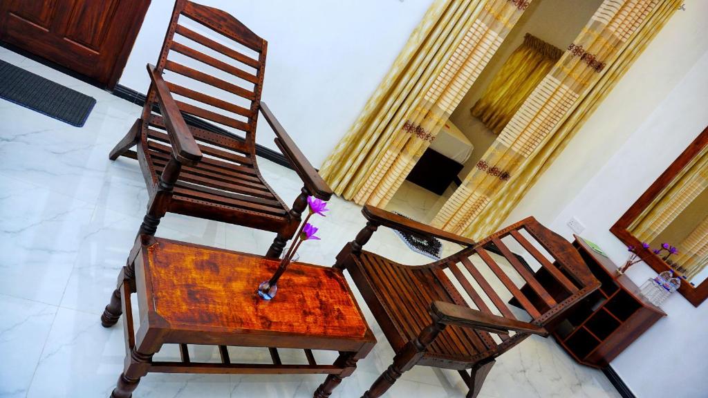 Posezení v ubytování Sigiriya Dreamscape Villa