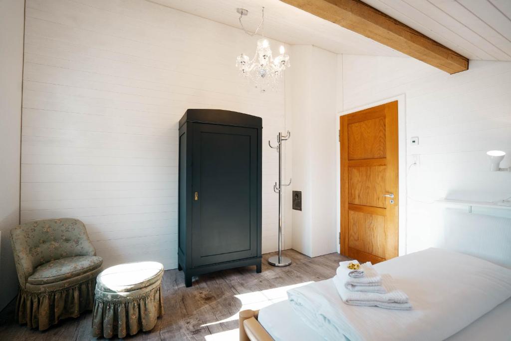 Postel nebo postele na pokoji v ubytování Apartment Sunnerösli