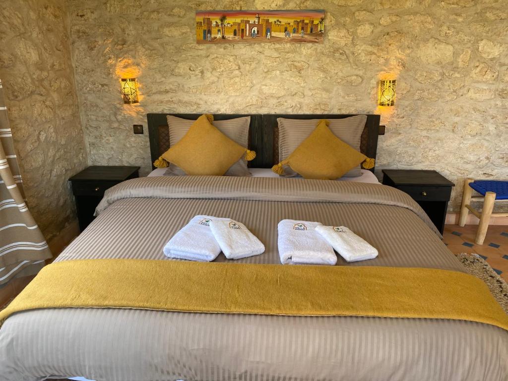 Postel nebo postele na pokoji v ubytování Villa AMMA