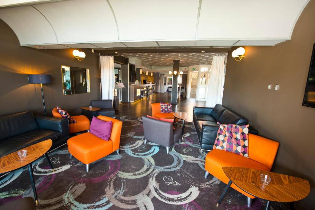 Posezení v ubytování Hotell Valhall