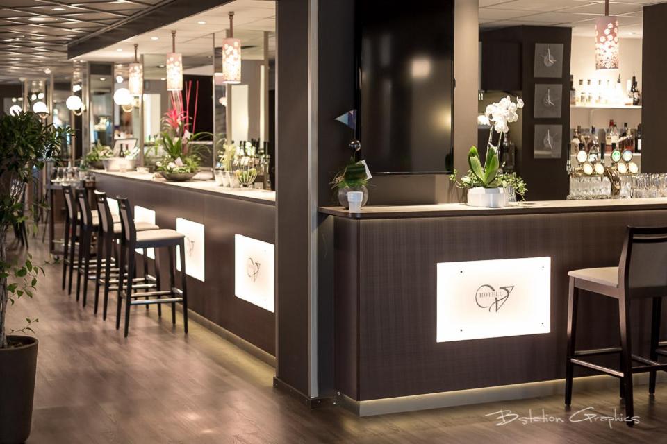 Lounge nebo bar v ubytování Hotell Valhall