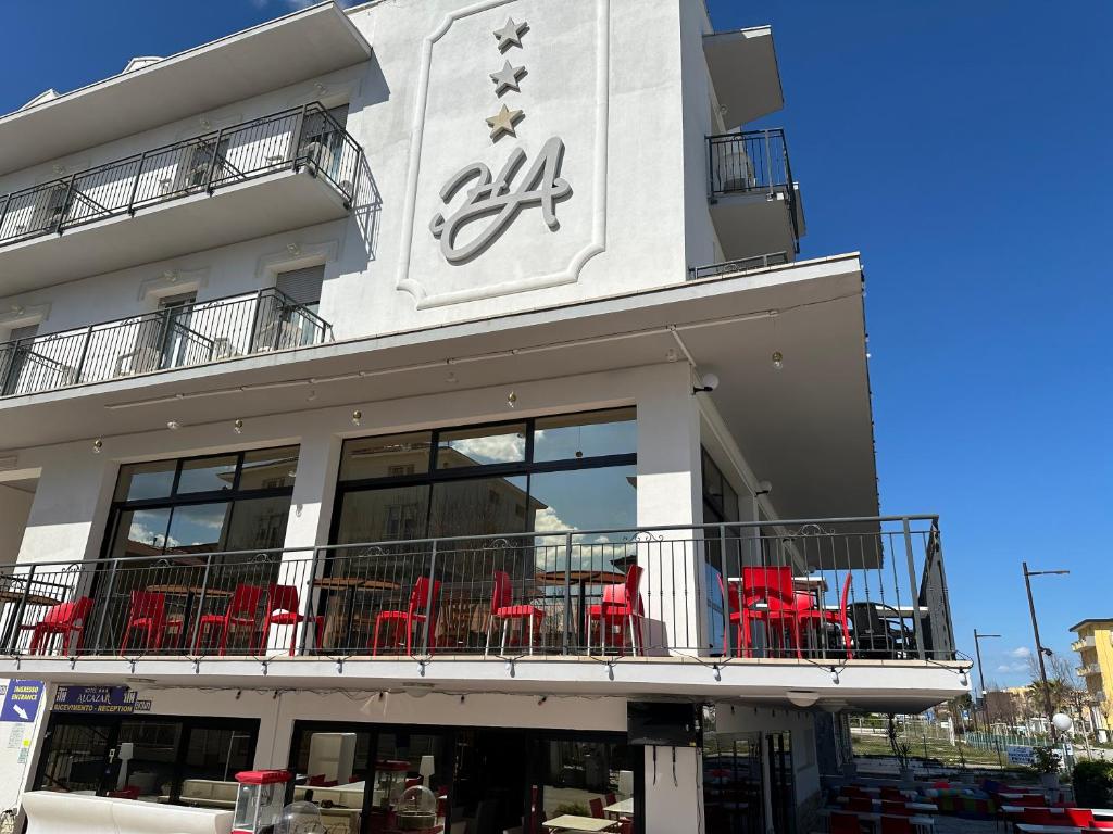 Balkón nebo terasa v ubytování Hotel Alcazar