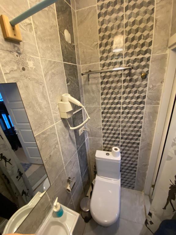 Koupelna v ubytování Chez Bore