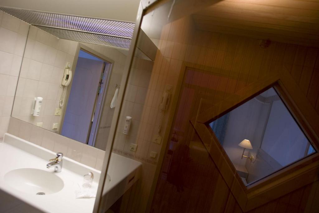 Koupelna v ubytování Hotell Valhall