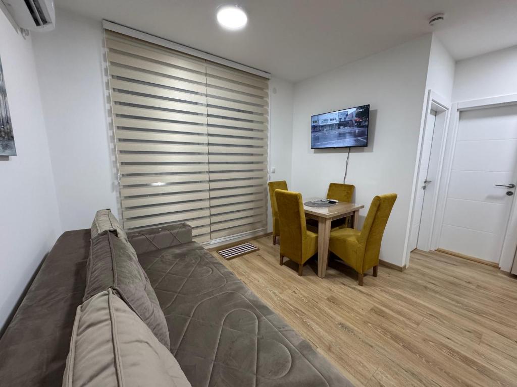 TV a/nebo společenská místnost v ubytování Apartman CRYSTAL Vrnjačka Banja