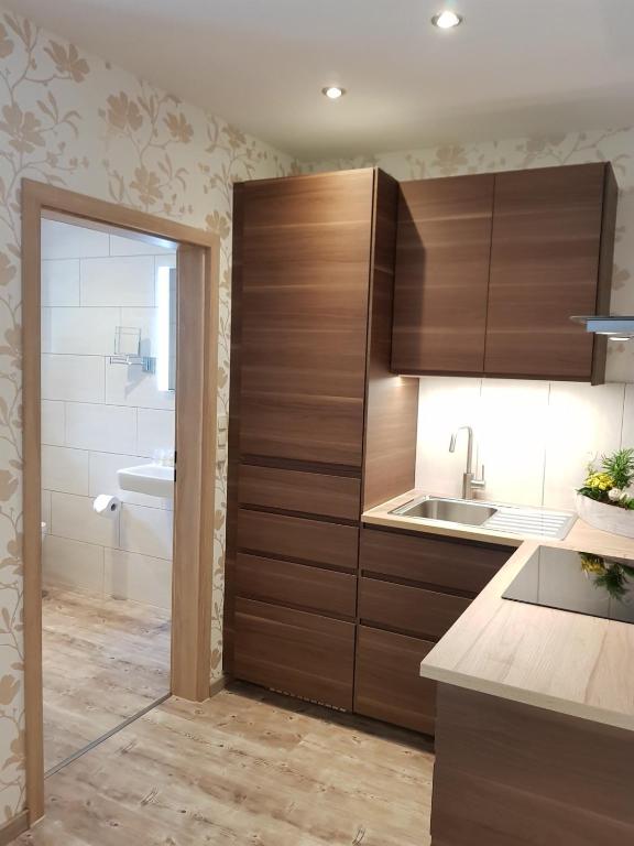 Koupelna v ubytování Gasthof Bucksande