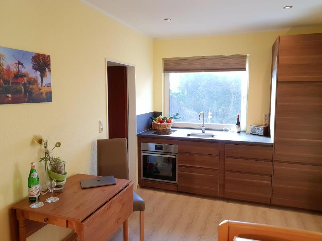 Kuchyň nebo kuchyňský kout v ubytování Gasthof Bucksande