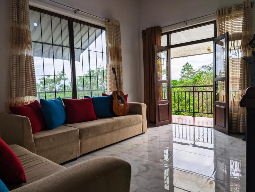 Posezení v ubytování Kandy Eagle Villa