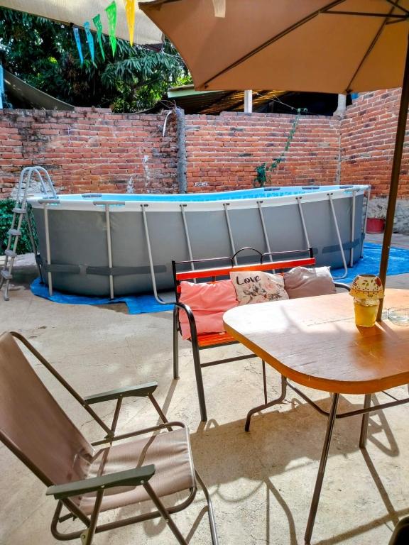 Patio nebo venkovní prostory v ubytování Casa Valentía