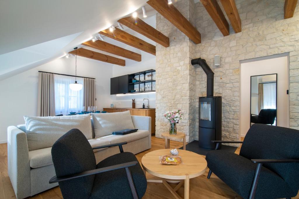 Posezení v ubytování Apartamenty Kazimierskie - Luxury Family Place