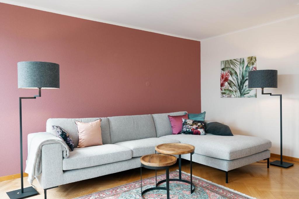 Posezení v ubytování Apartment Mariahalden