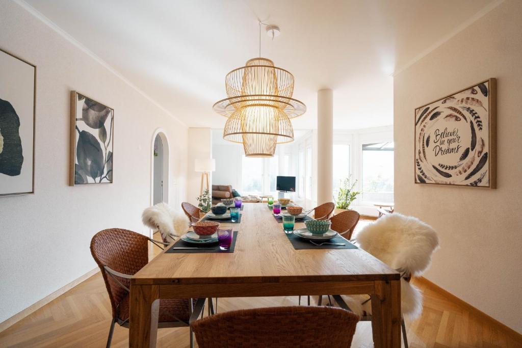 Posezení v ubytování Apartment Mariahalden