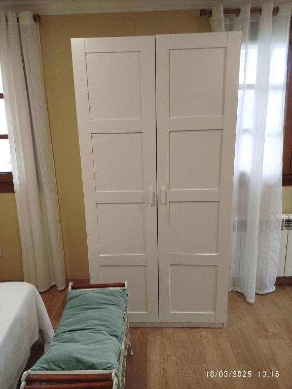 Posteľ alebo postele v izbe v ubytovaní O Apartamento do Xanza, ideal para parejas ADAPTADO MOVILIDAD REDUCIDA