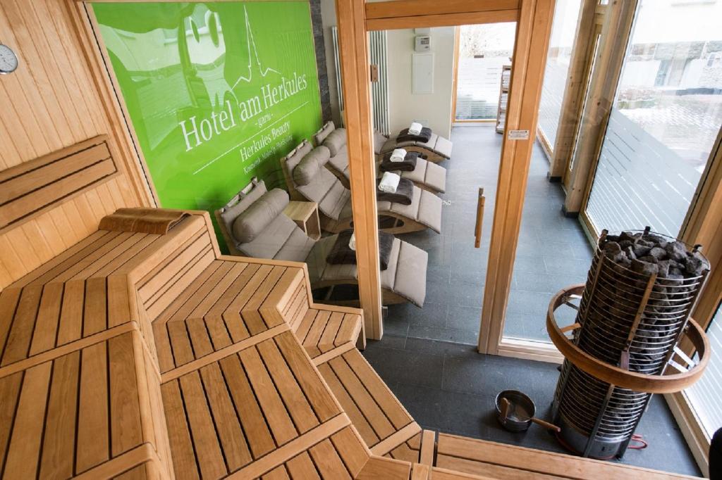 Posezení v ubytování Hotel am Herkules