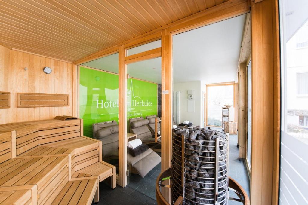Posezení v ubytování Hotel am Herkules
