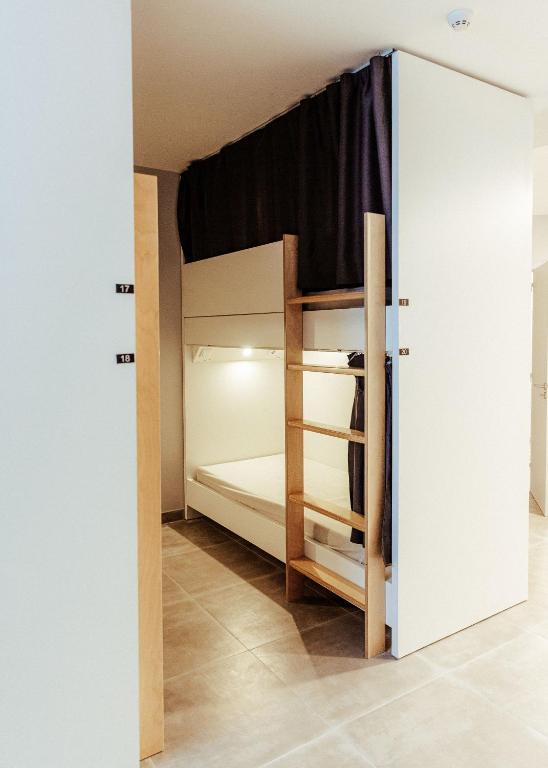 Postel nebo postele na pokoji v ubytování Arca Nova Hostel - Caminha