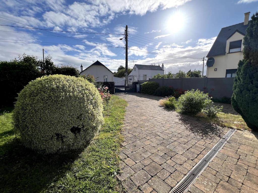 a large bush in the yard of a house at maison familiale 14 personnes in Les Ponts-de-Cé