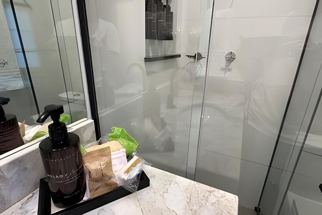 Koupelna v ubytování Amora Maria Residencial
